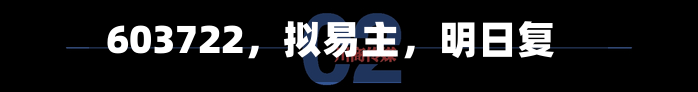 603722，拟易主，明日复牌-第2张图片