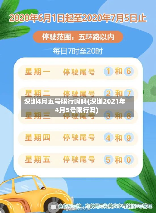 深圳4月五号限行吗吗(深圳2021年4月5号限行吗)