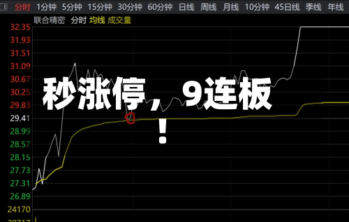 秒涨停	，9连板！-第2张图片
