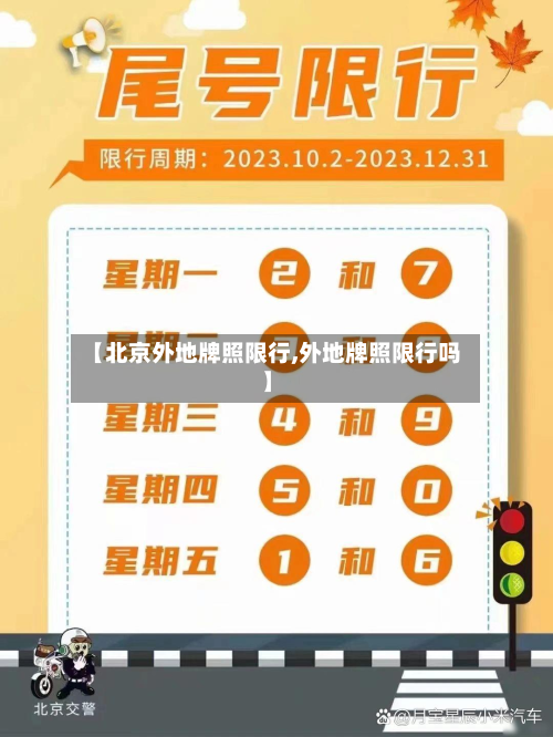 【北京外地牌照限行,外地牌照限行吗】-第2张图片