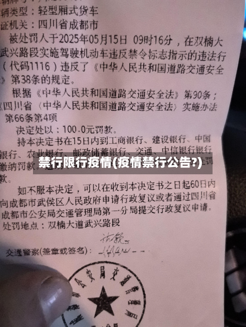 禁行限行疫情(疫情禁行公告?)-第2张图片