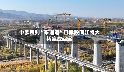 中欧班列“东通道	”口岸段同江特大桥完成架梁-第2张图片