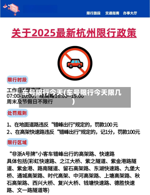 车号限行今天(车号限行今天限几)-第2张图片