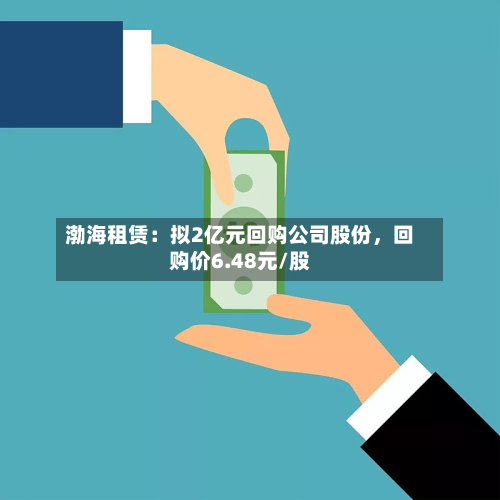 渤海租赁：拟2亿元回购公司股份	，回购价6.48元/股-第1张图片