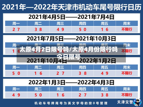 太原4月2日限号吗/太原4月份限行吗今日限号-第2张图片