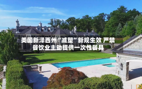 美国新泽西州“减塑”新规生效 严禁餐饮业主动提供一次性餐具-第3张图片