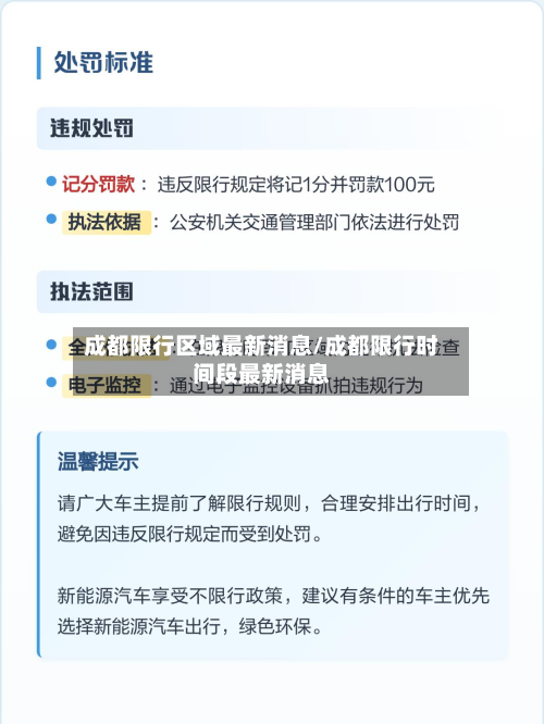 成都限行区域最新消息/成都限行时间段最新消息