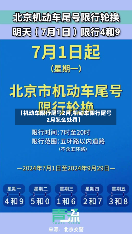 【机动车限行尾号2月,机动车限行尾号2月怎么处罚】-第2张图片