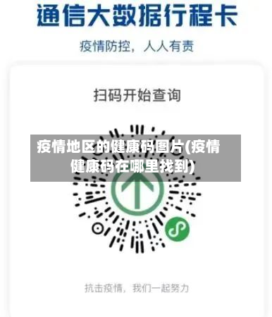疫情地区的健康码图片(疫情健康码在哪里找到)
