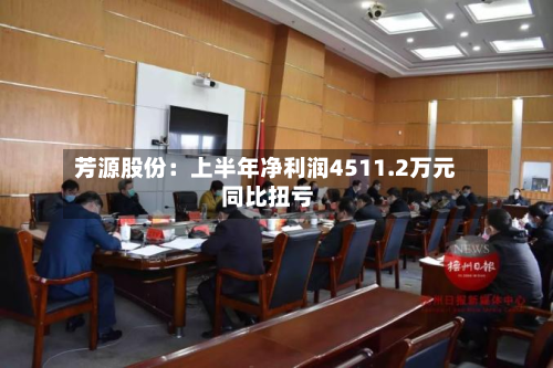 芳源股份：上半年净利润4511.2万元 同比扭亏