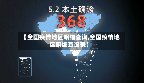 【全国疫情地区明细查询,全国疫情地区明细查询表】