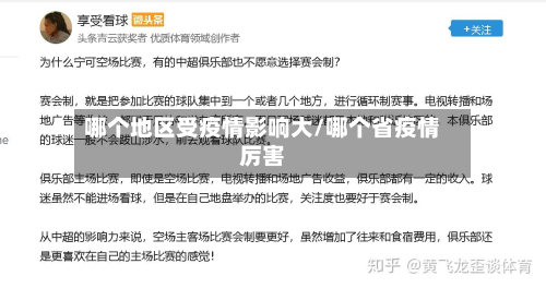 哪个地区受疫情影响大/哪个省疫情厉害