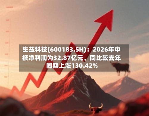 生益科技(600183.SH)：2026年中报净利润为32.87亿元	、同比较去年同期上涨130.42%-第2张图片