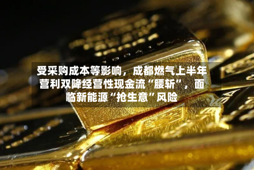 受采购成本等影响，成都燃气上半年营利双降经营性现金流“腰斩	”	，面临新能源“抢生意”风险-第2张图片