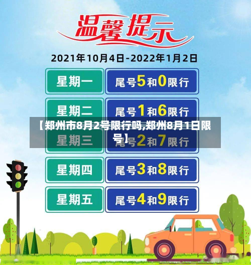 【郑州市8月2号限行吗,郑州8月1日限号】