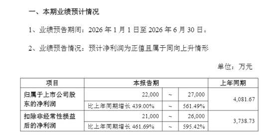 业绩利好！301099，净利最高预增超500%